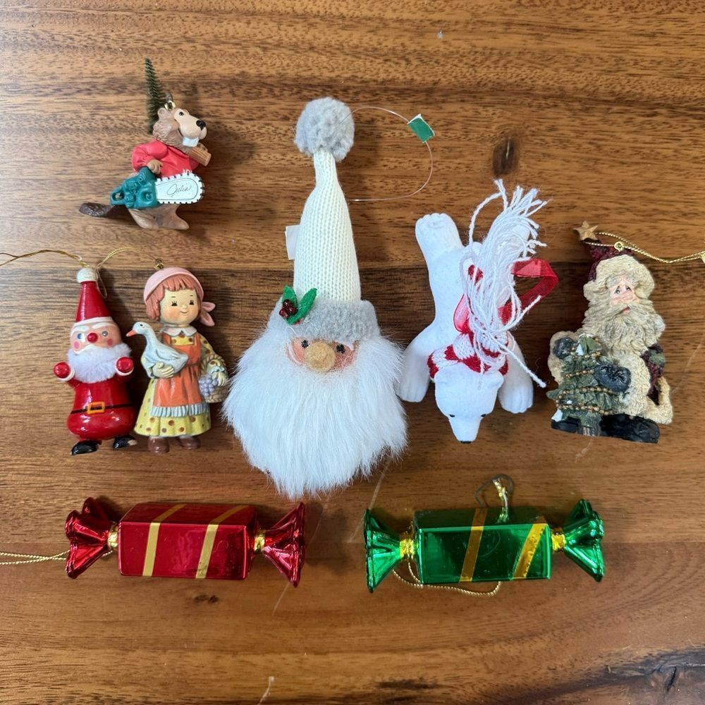 Festive Christmas Ornament Set, Multicolor